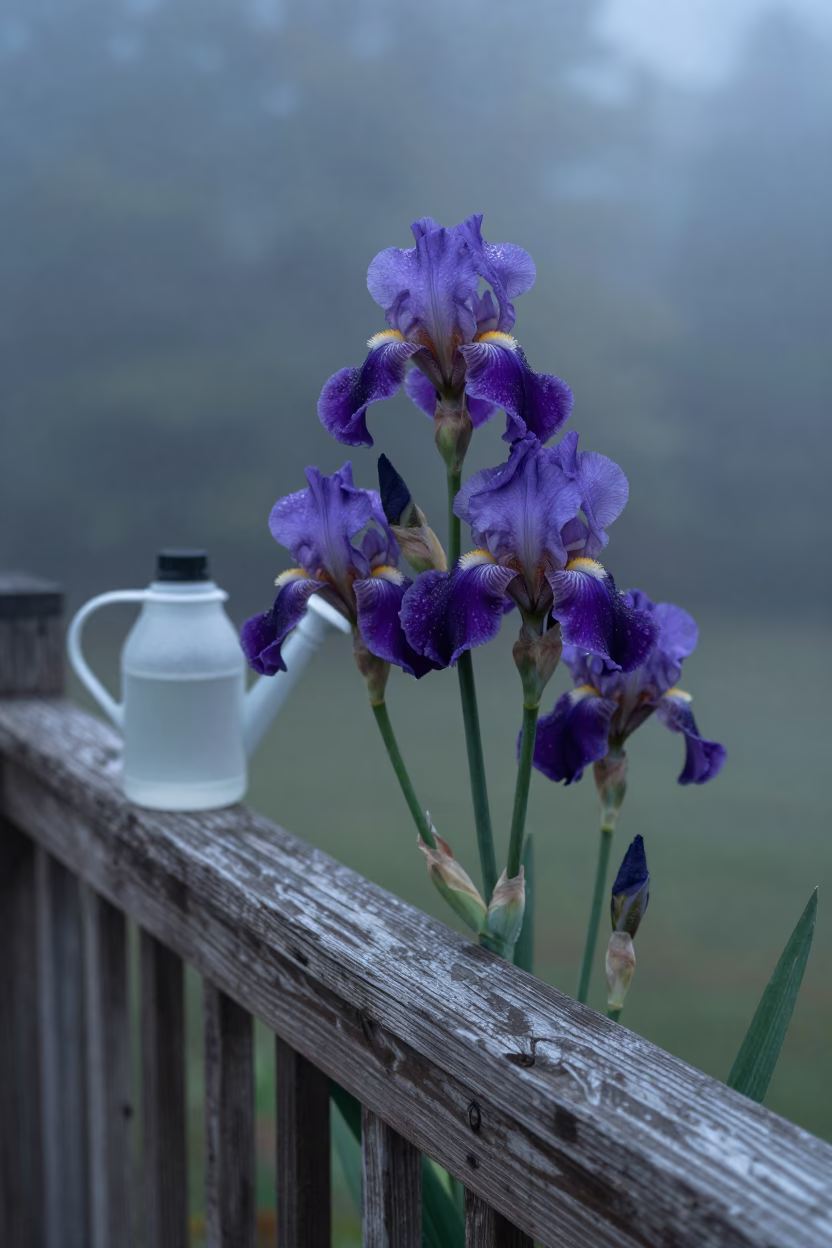 Iris Blossoms in Halifax in in Halifax, Canada