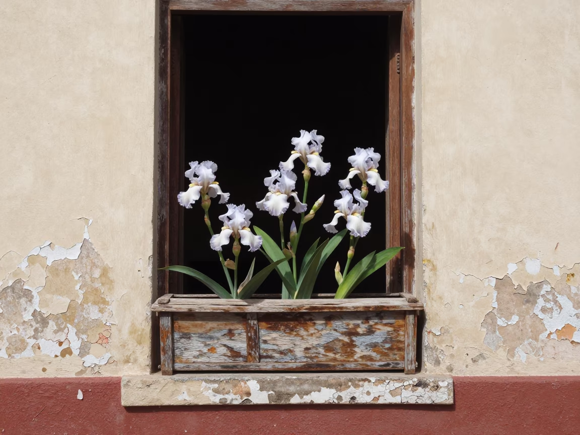 Iris Blossoms in Havana in in Havana, Cuba