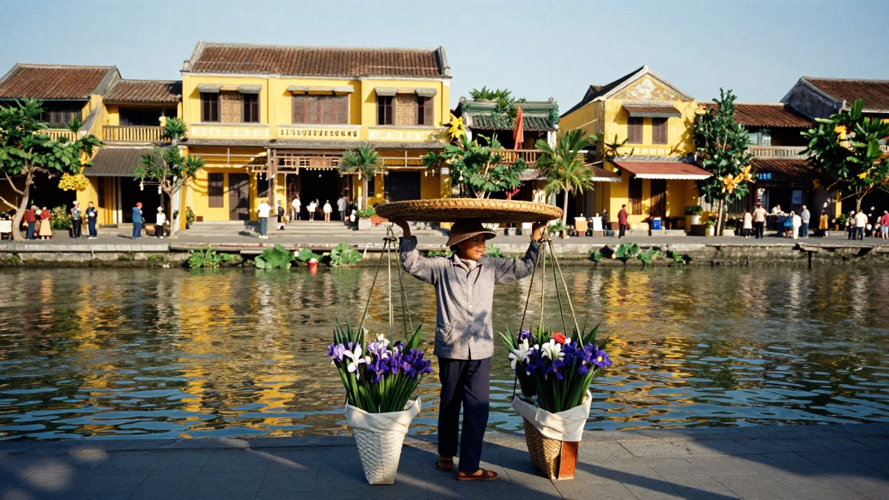 Iris Blossoms in Hoi An in in Hoi An, Vietnam