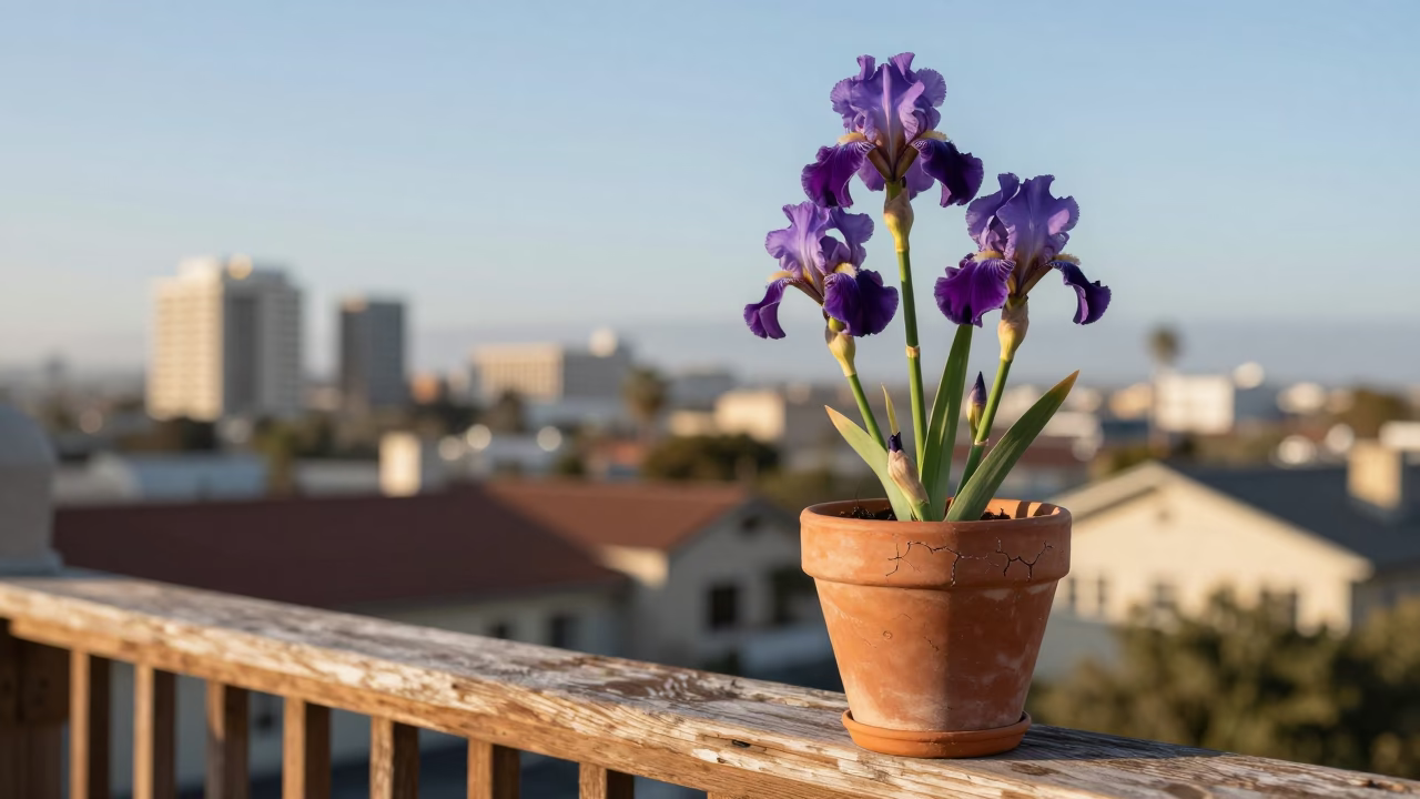 Iris Blossoms in San Diego in in San Diego, United States