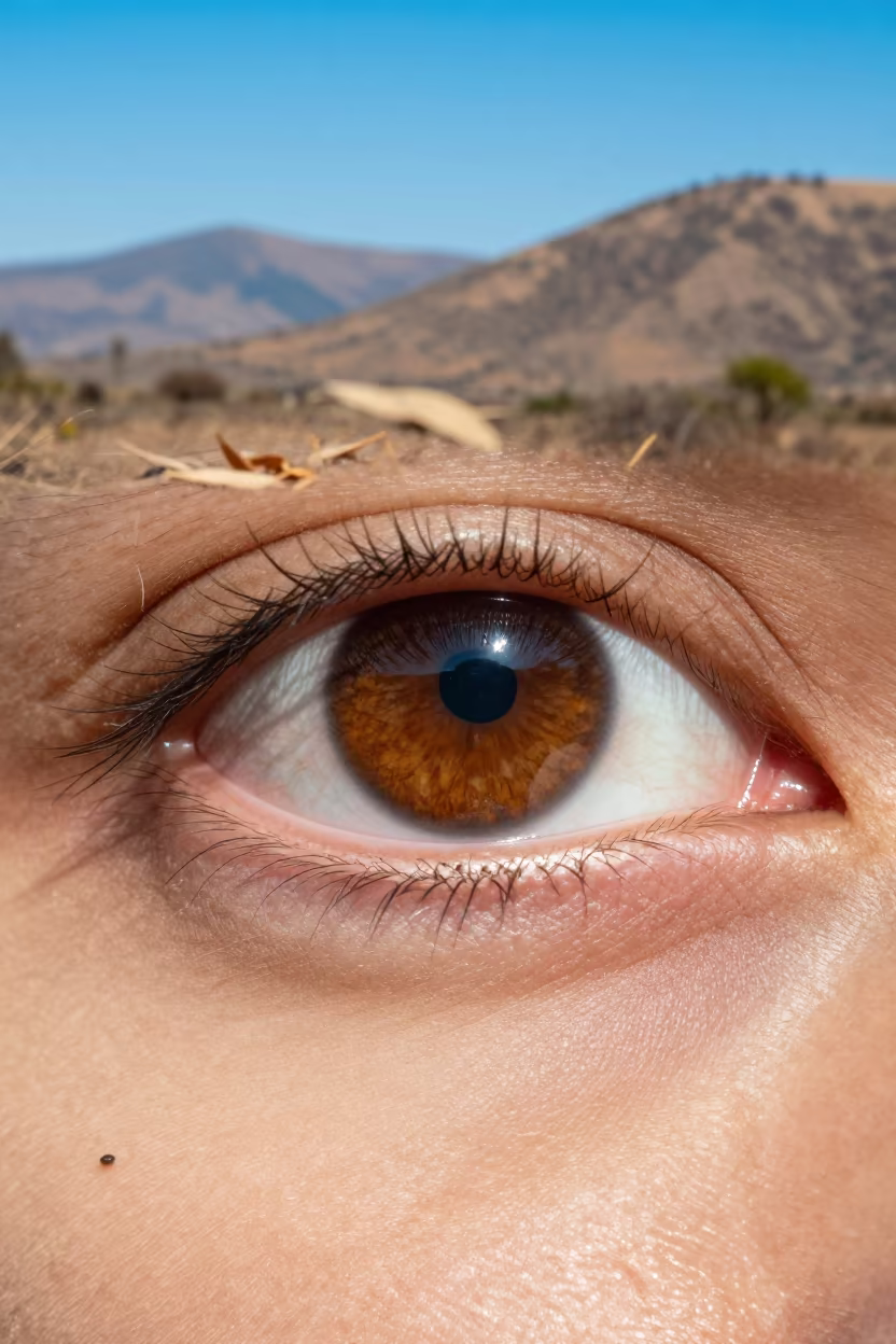 Iris Detail in Chimoio Mountain Light in near Chimoio