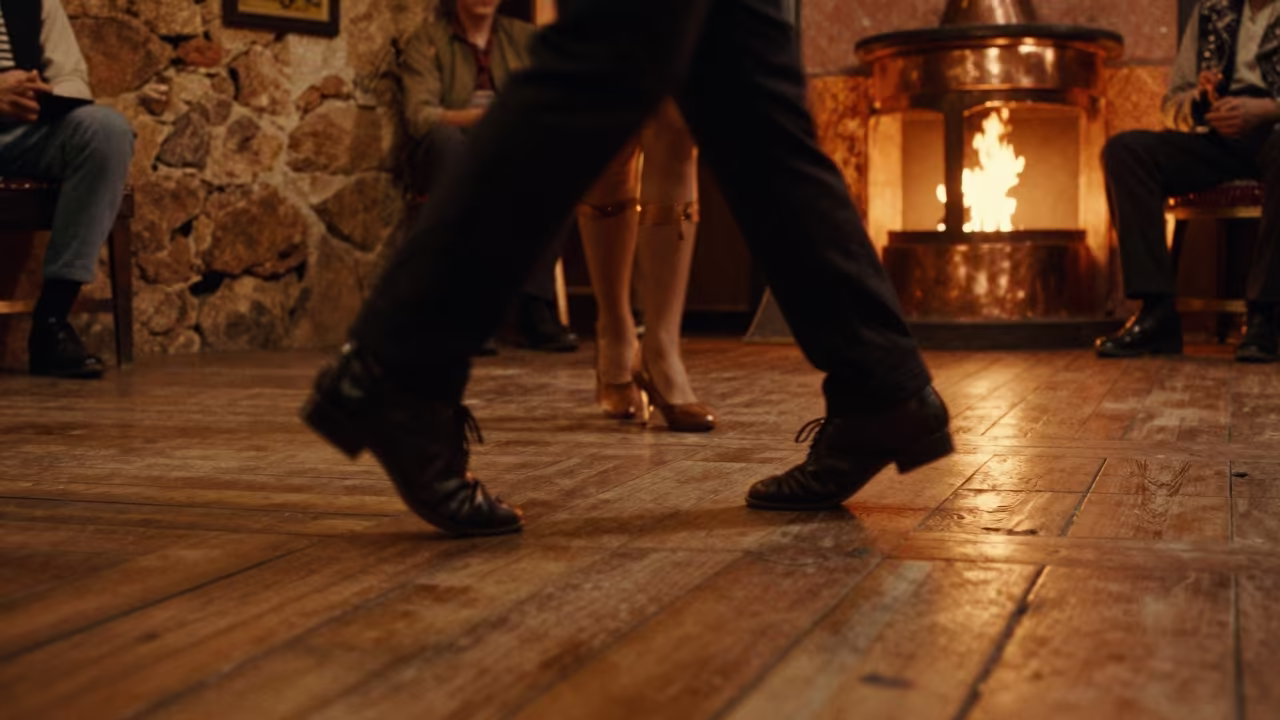 Irish Dancer Feet in Marrakesh Pub in in Marrakesh