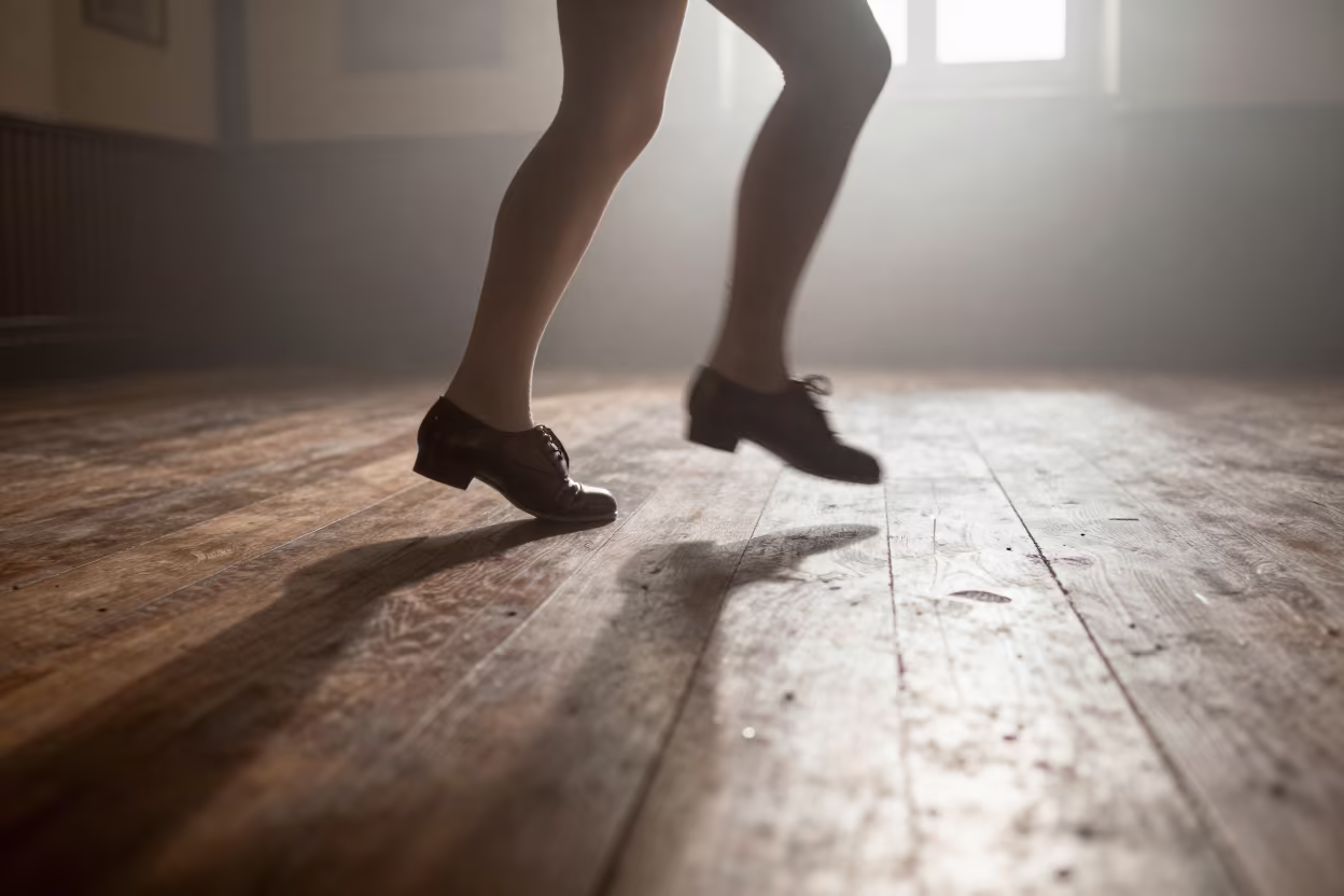 Irish Dancer Feet in Misty Dawn Aix-en-Provence in in Aix-en-Provence