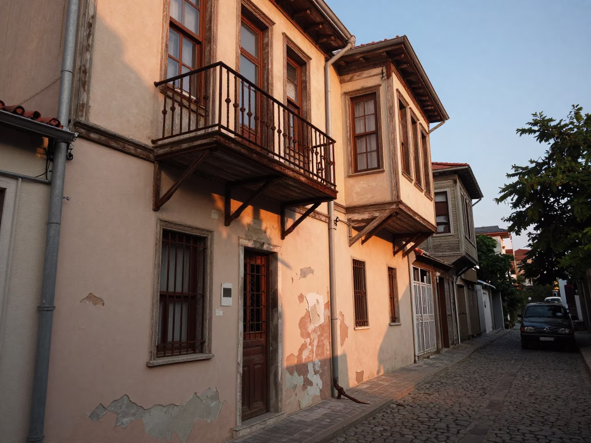 Iron Balcony in Istanbul in in Istanbul, Turkey