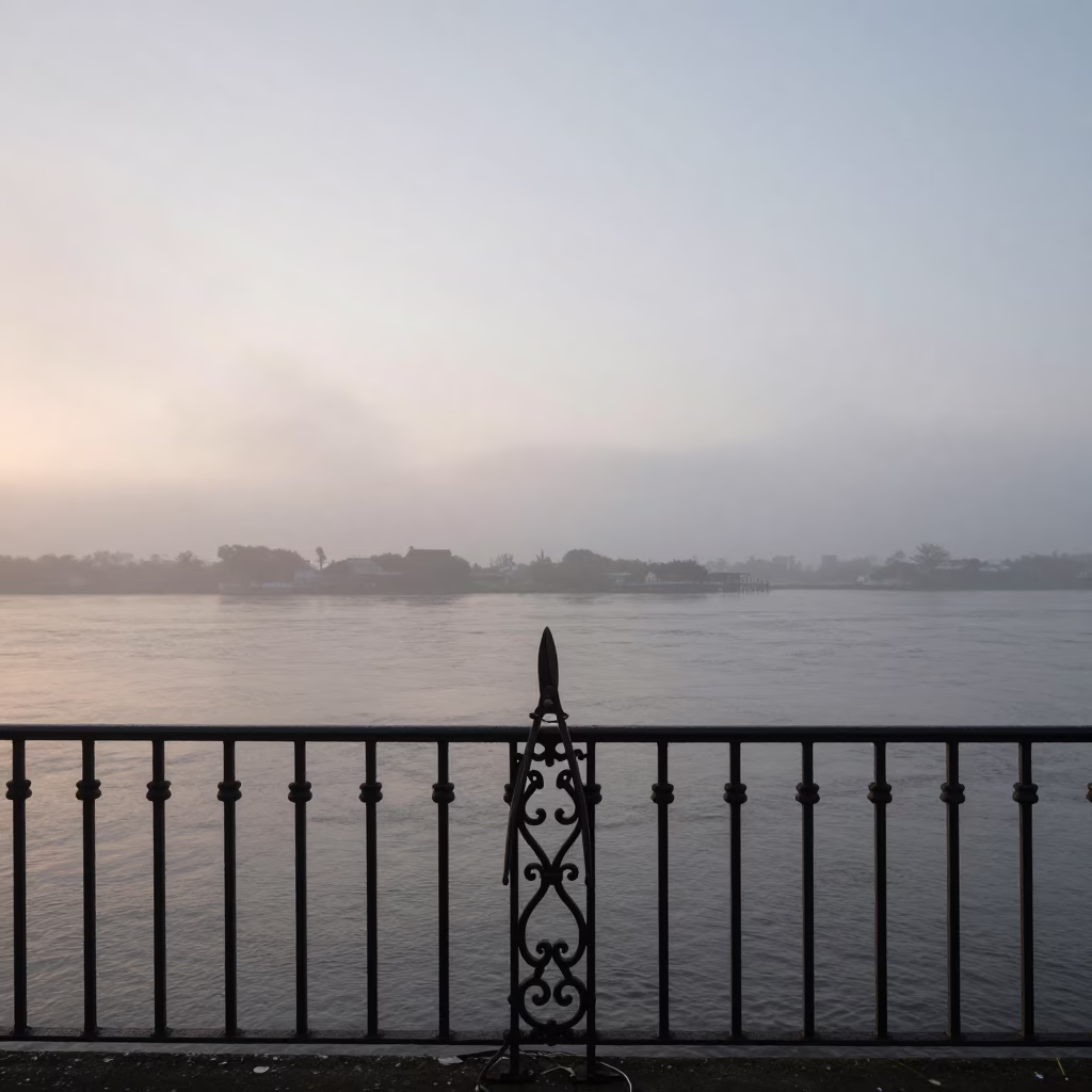 Iron Balcony in New Orleans in in New Orleans, Louisiana, United States