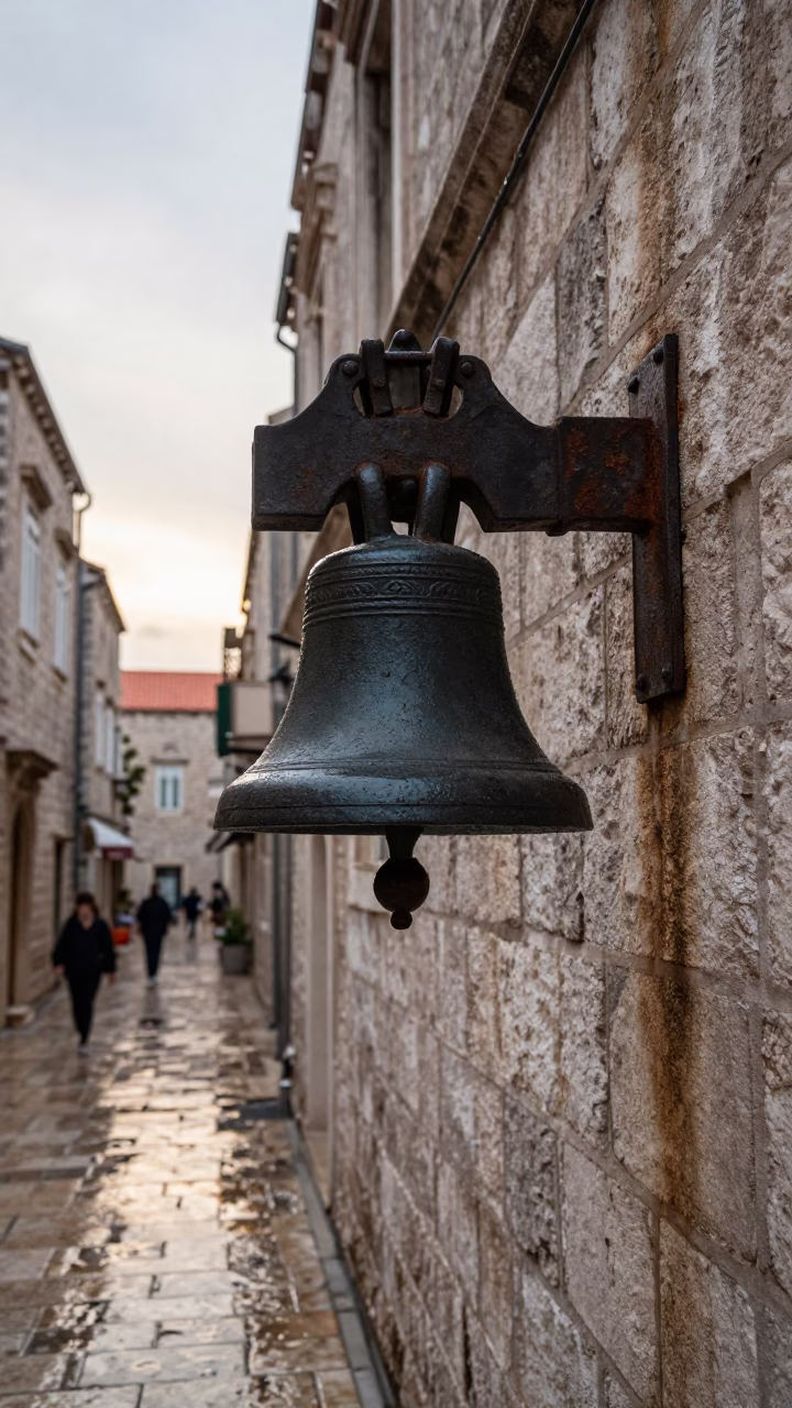 Iron Bell in Dubrovnik in in Dubrovnik, Croatia