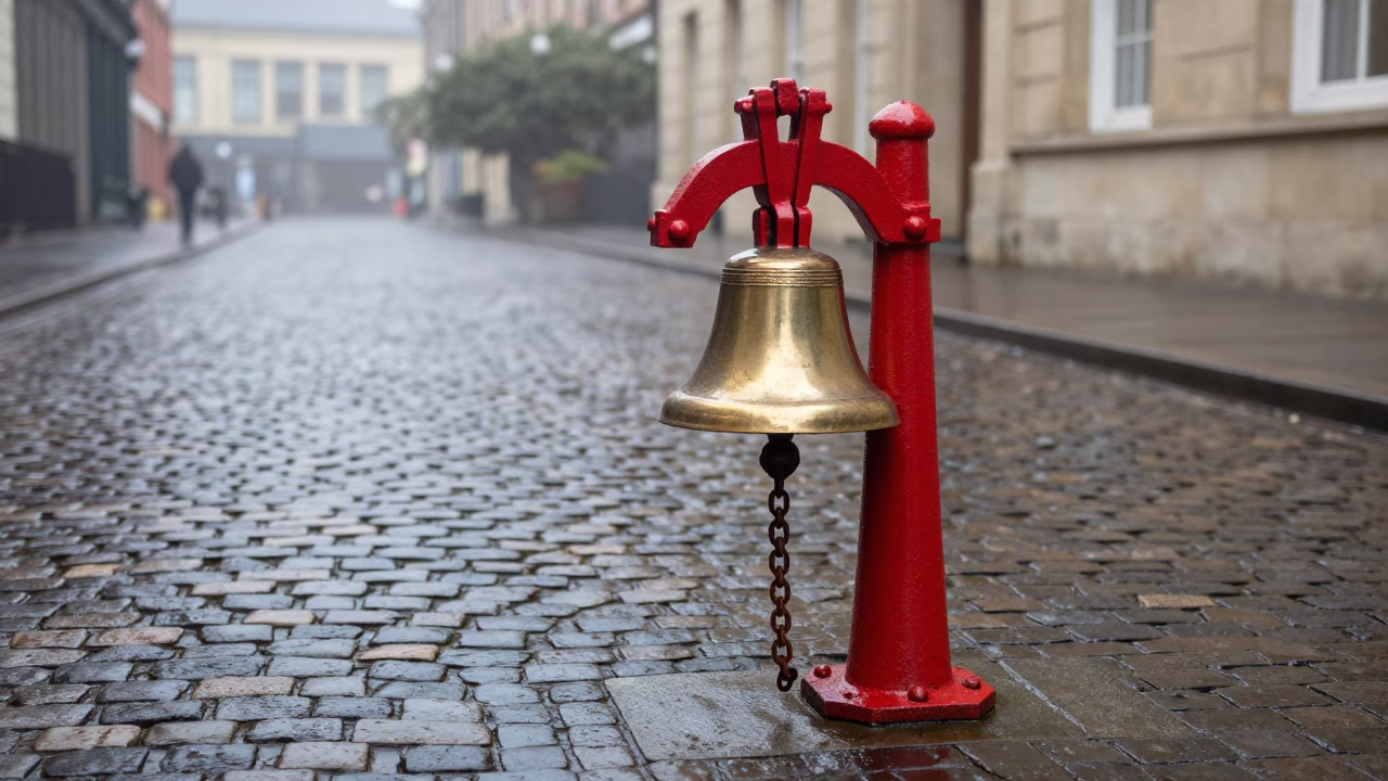 Iron Bollard in Hobart in in Hobart, Australia