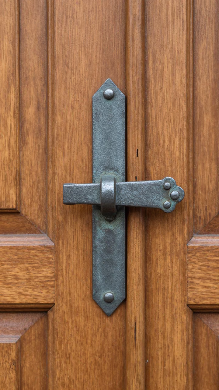 Iron Deadbolt in Bristol in in Bristol, United Kingdom