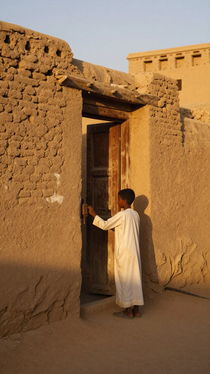 Iron Deadbolt in Luxor in in Luxor, Egypt