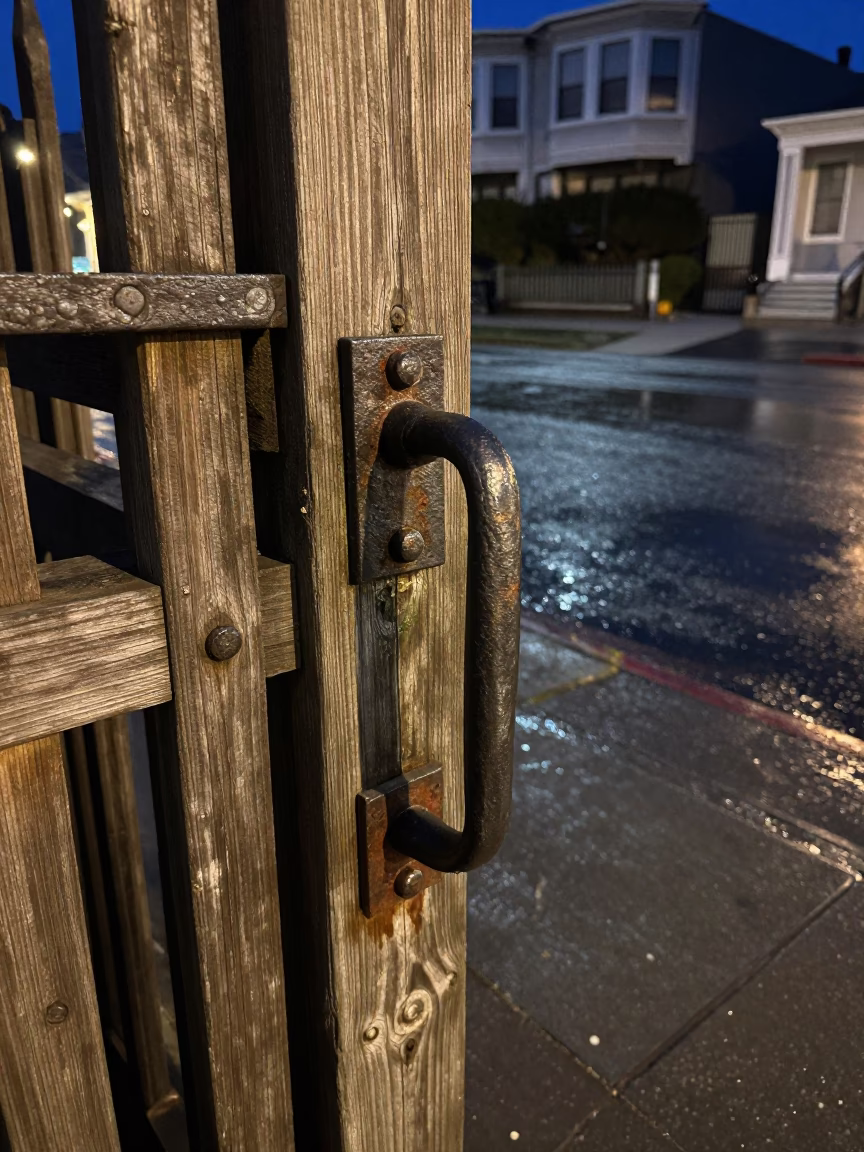 Iron Gate Handle in San Francisco in in San Francisco, United States