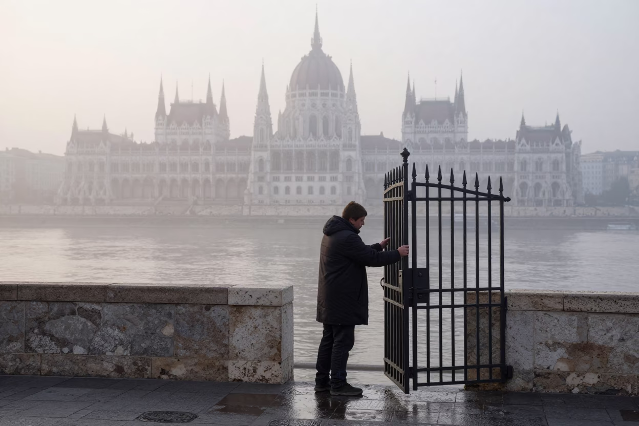 Iron Gate in Budapest in in Budapest, Hungary