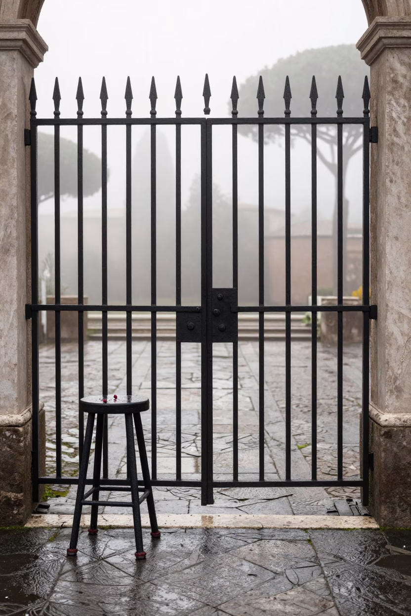 Iron Gate in Rome in in Rome, Italy