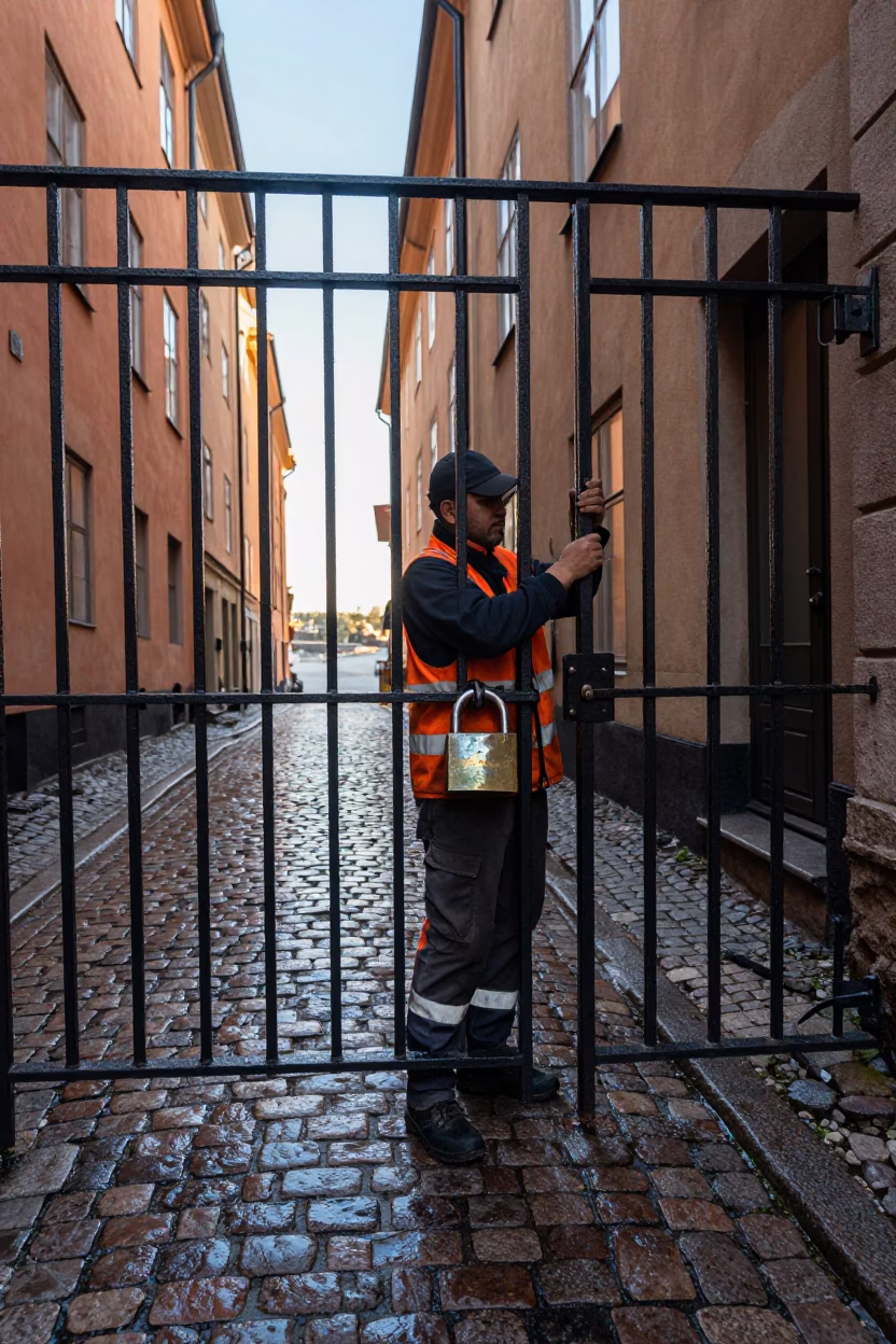 Iron Gate in Stockholm in in Stockholm, Sweden