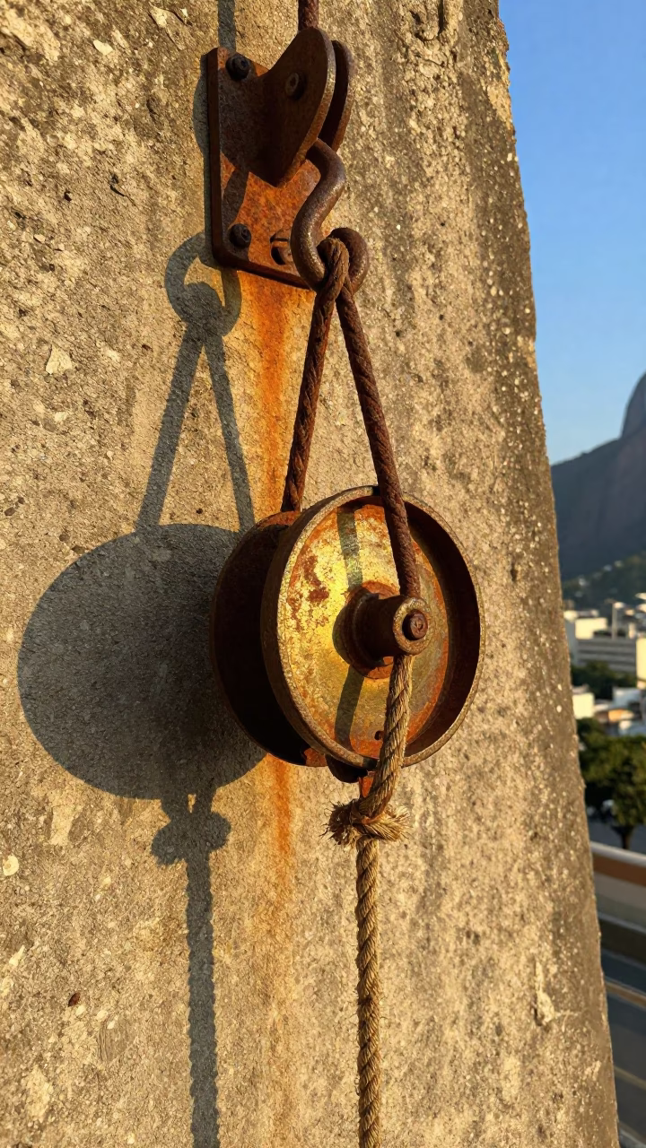 Iron Pulley in Rio De Janeiro in in Rio de Janeiro, Brazil