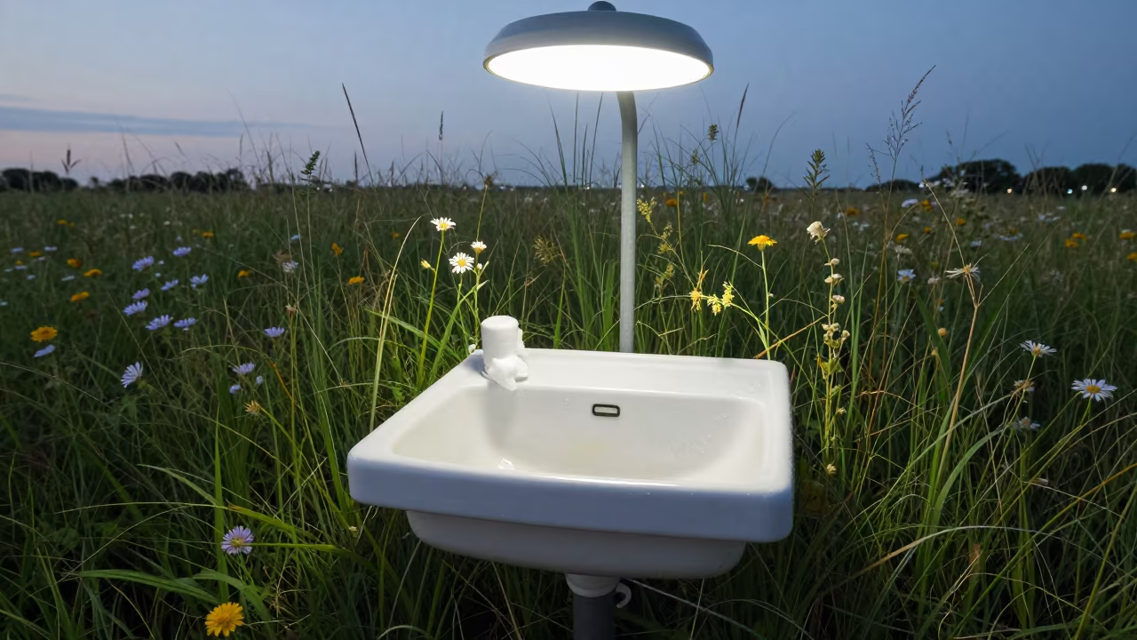 Iron Sink in Monsoon Meadow in in a bloom-heavy meadow near Dallas