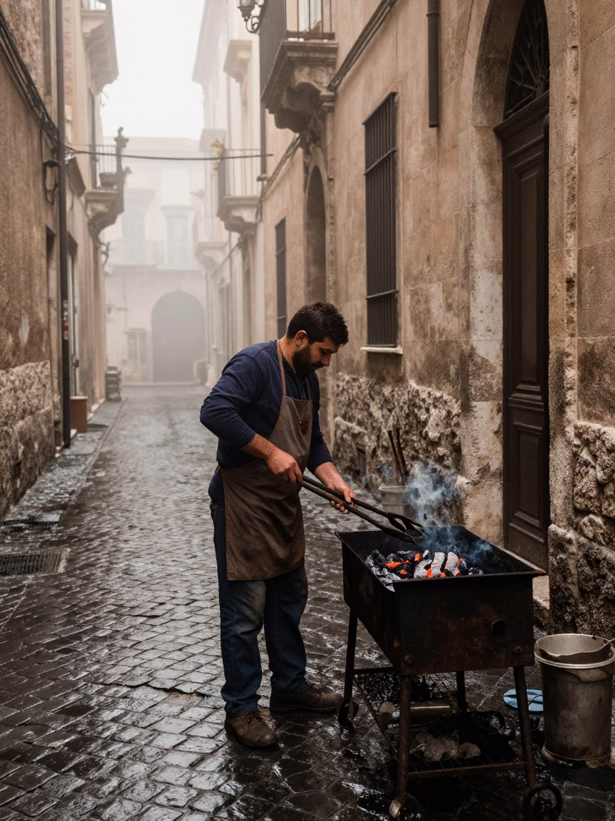 Iron Tongs in Palermo in in Palermo, Italy
