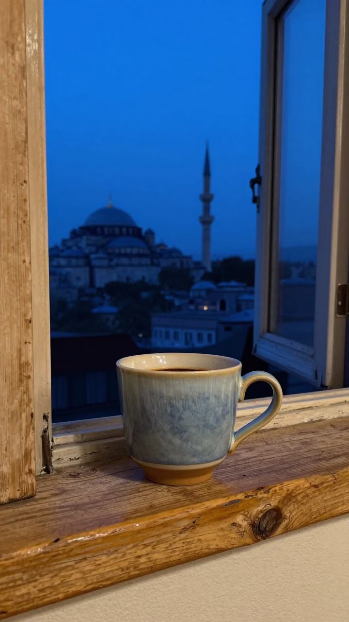 Istanbul Ceramic Coffee Cup in in Istanbul, Turkey