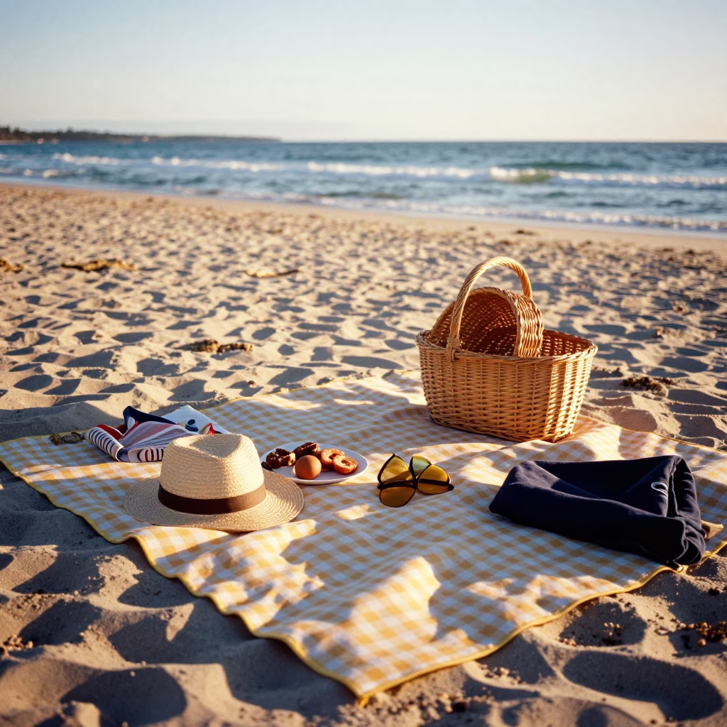 Items Scattered in Perth at Golden Hour in in Perth, Western Australia, Australia