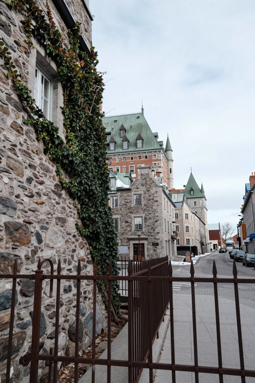 Ivy Vine in Quebec City in in Quebec City, Quebec, Canada