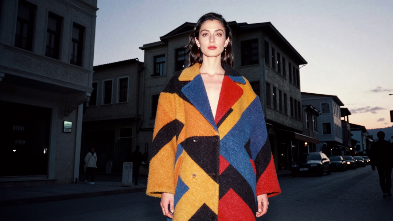 Izmir Evening Portrait at The Early Evening Light in in Izmir, Turkey
