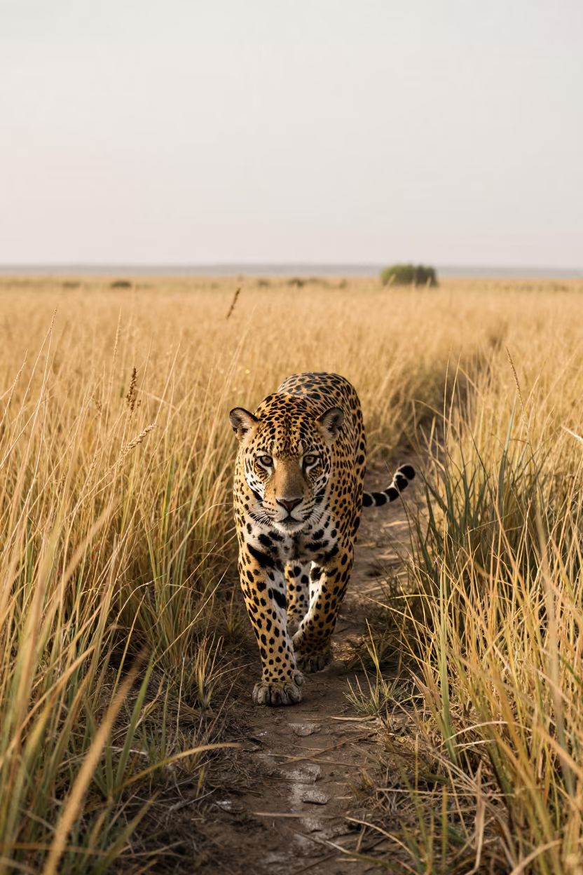 Jaguar Crossing Gold Grass California Reed Bed in at the edge of a reed bed in California