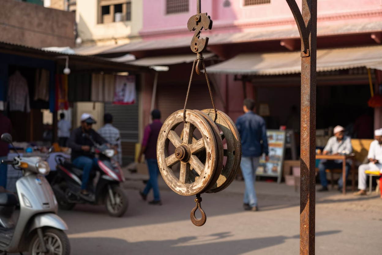 Jaipur Early Afternoon at The Early Afternoon Light in in Jaipur, India