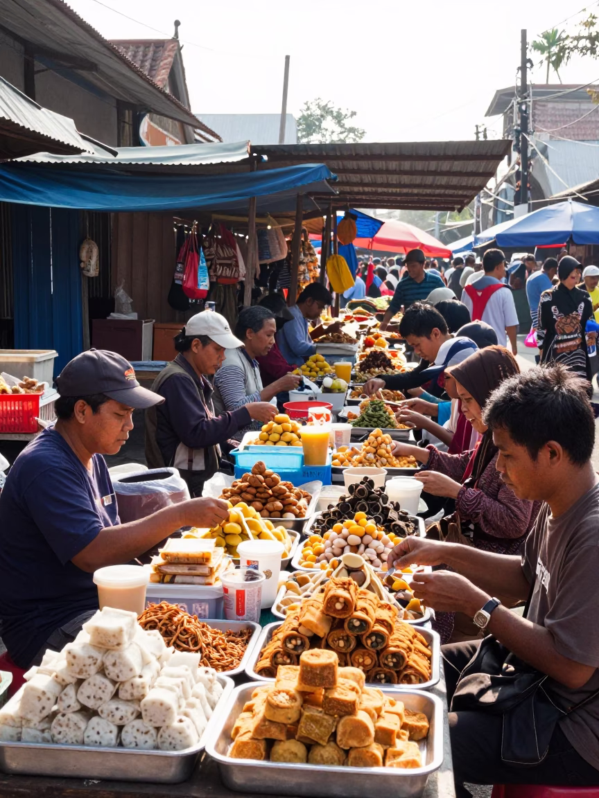 Javanese Snacks in Yogyakarta in in Yogyakarta, Indonesia