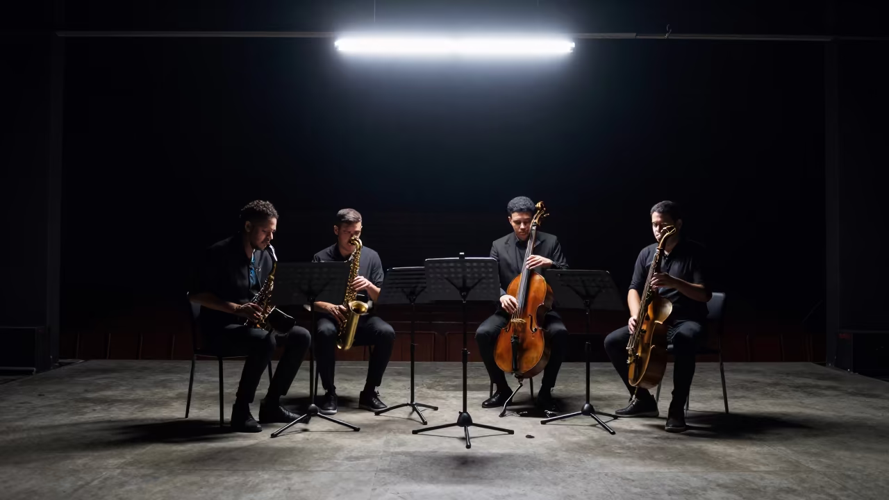 Jazz Quartet Set List in Cabimas Hall in in a concert hall in Cabimas