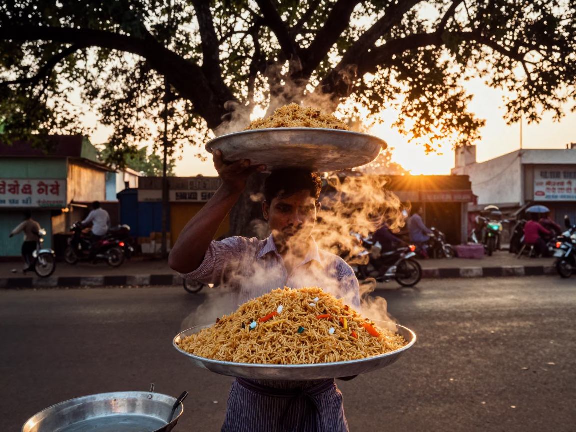 Jhal Muri in Kolkata in in Kolkata, India
