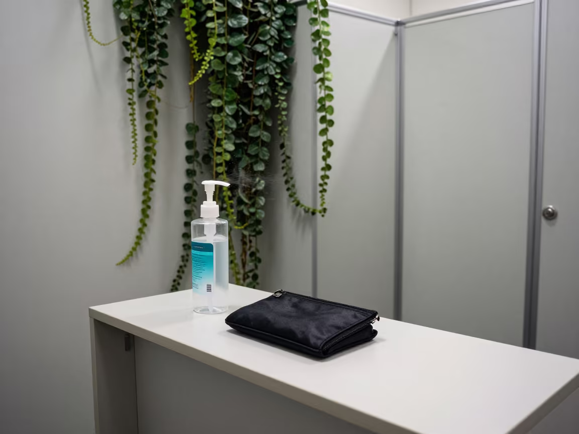 Jungle Overgrowth in Matola Fitting Room in inside a fitting room corridor near Matola