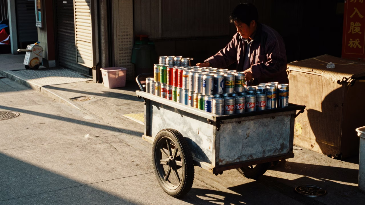 Kaohsiung Jars at Late Afternoon Light in in Kaohsiung, Taiwan