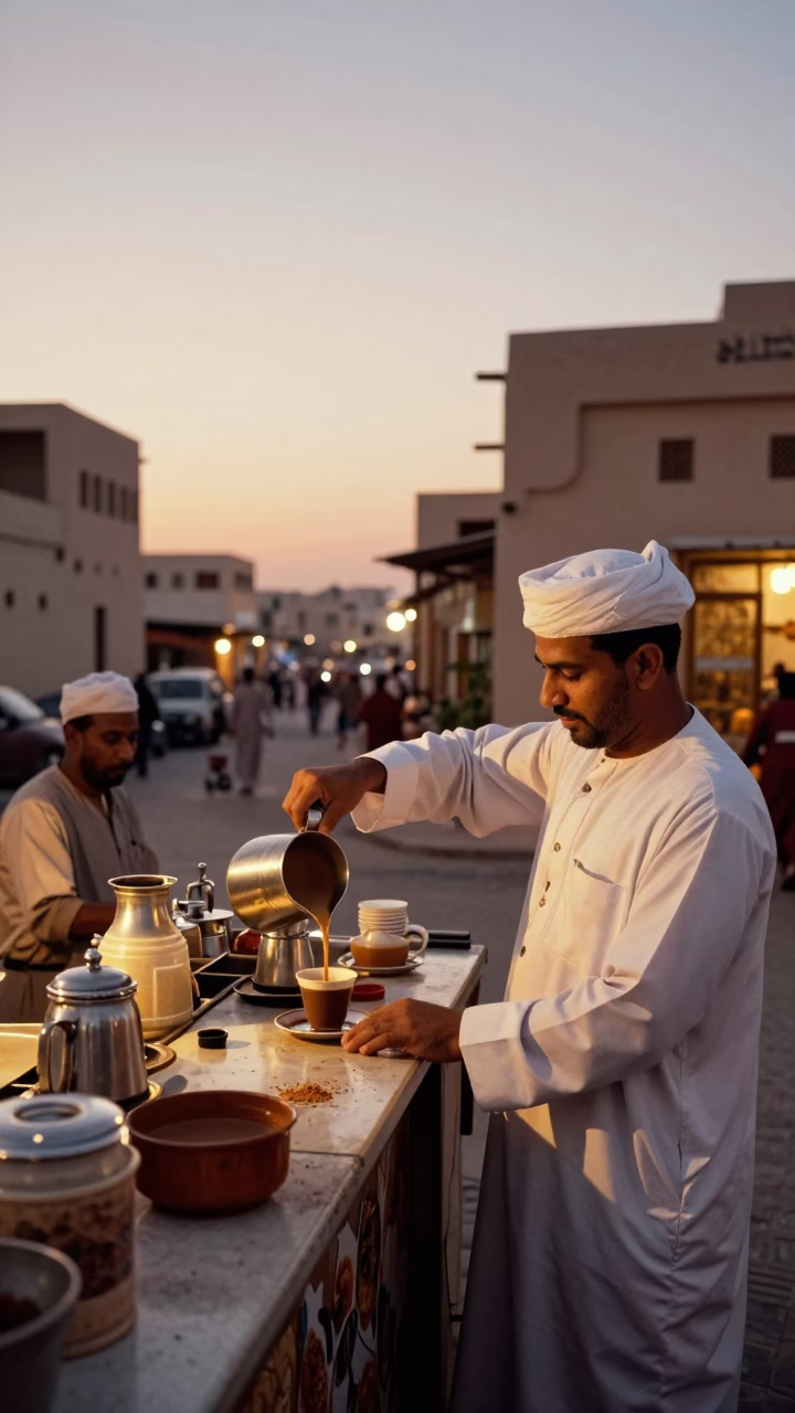 Karak Chai in Muscat in in Muscat, Oman