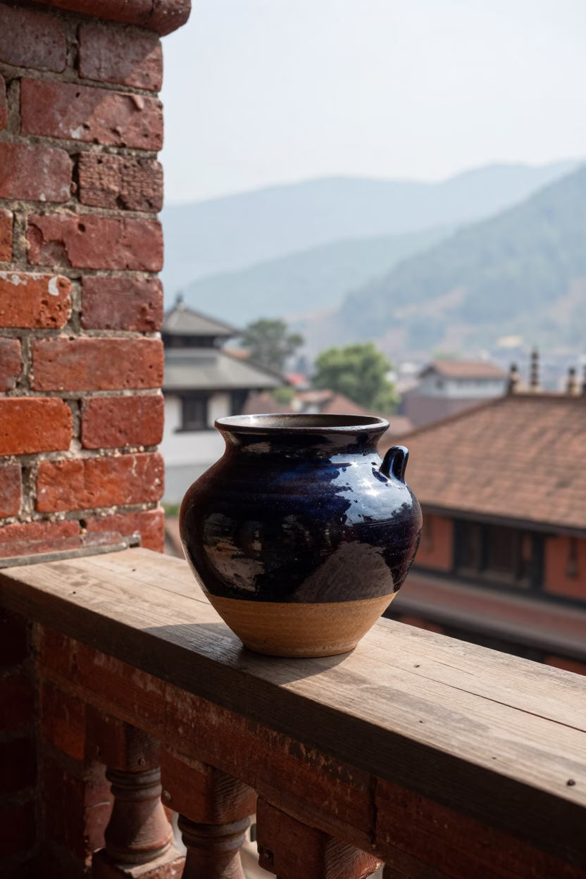 Kathmandu Ceramic Water Pot in in Kathmandu, Nepal