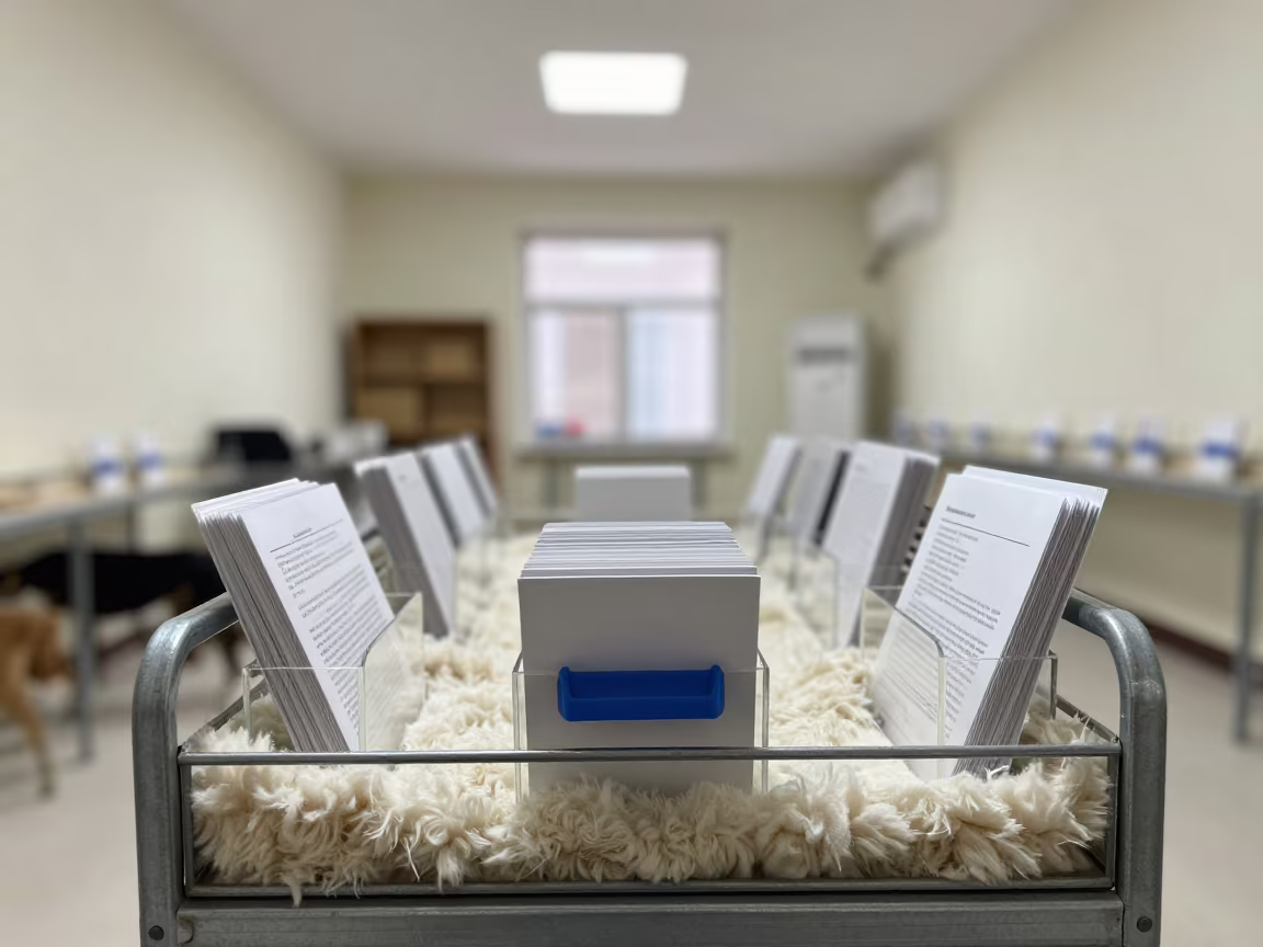 Kennel Login Tray in Uşak Adoption Room in inside an adoption room in Uşak