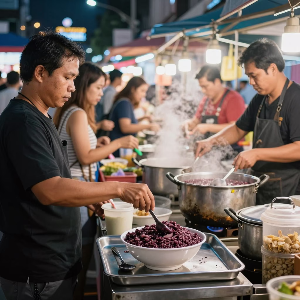 Ketan Hitam at Midnight Light in Bangkok in in Bangkok, Thailand