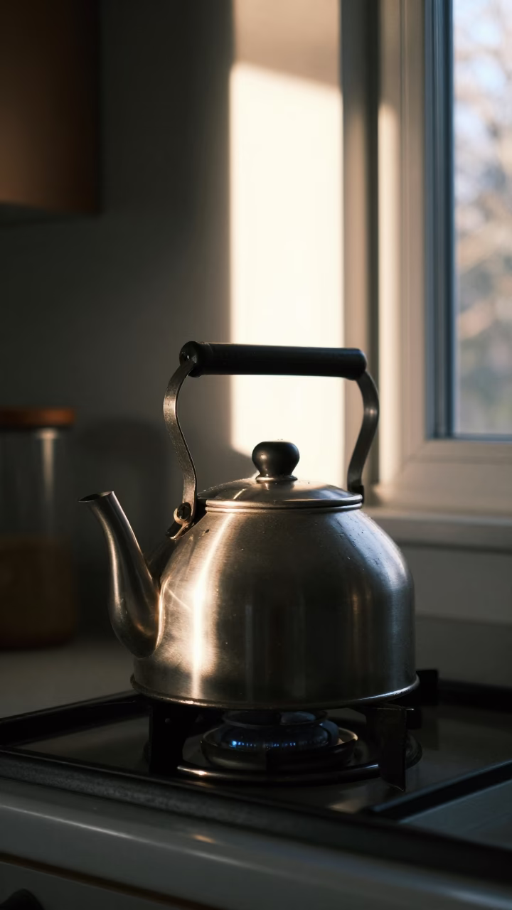 Kettle Lid in Vancouver at The Late Afternoon Light in in Vancouver, British Columbia, Canada
