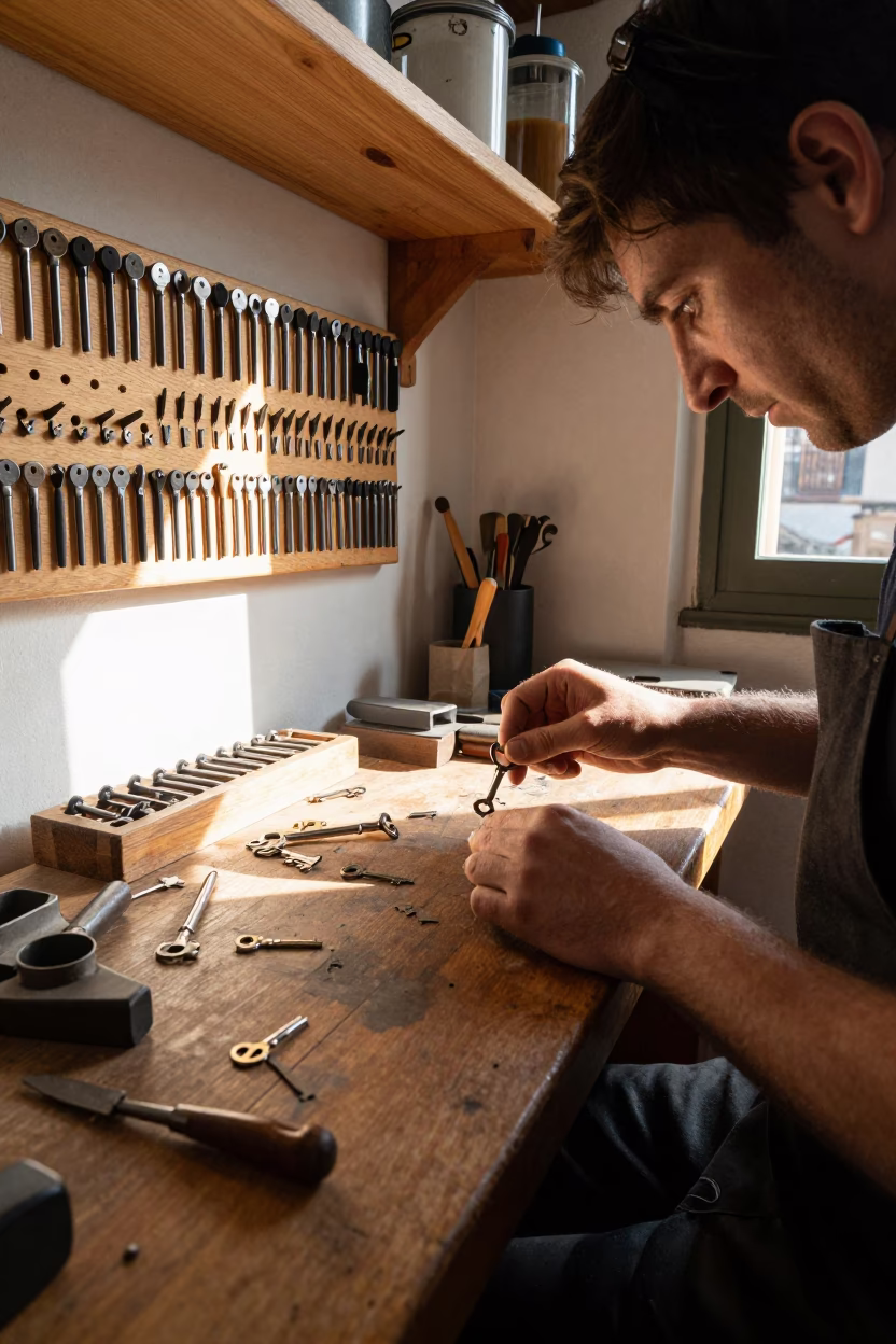 Key Blank in Florence in in Florence, Italy