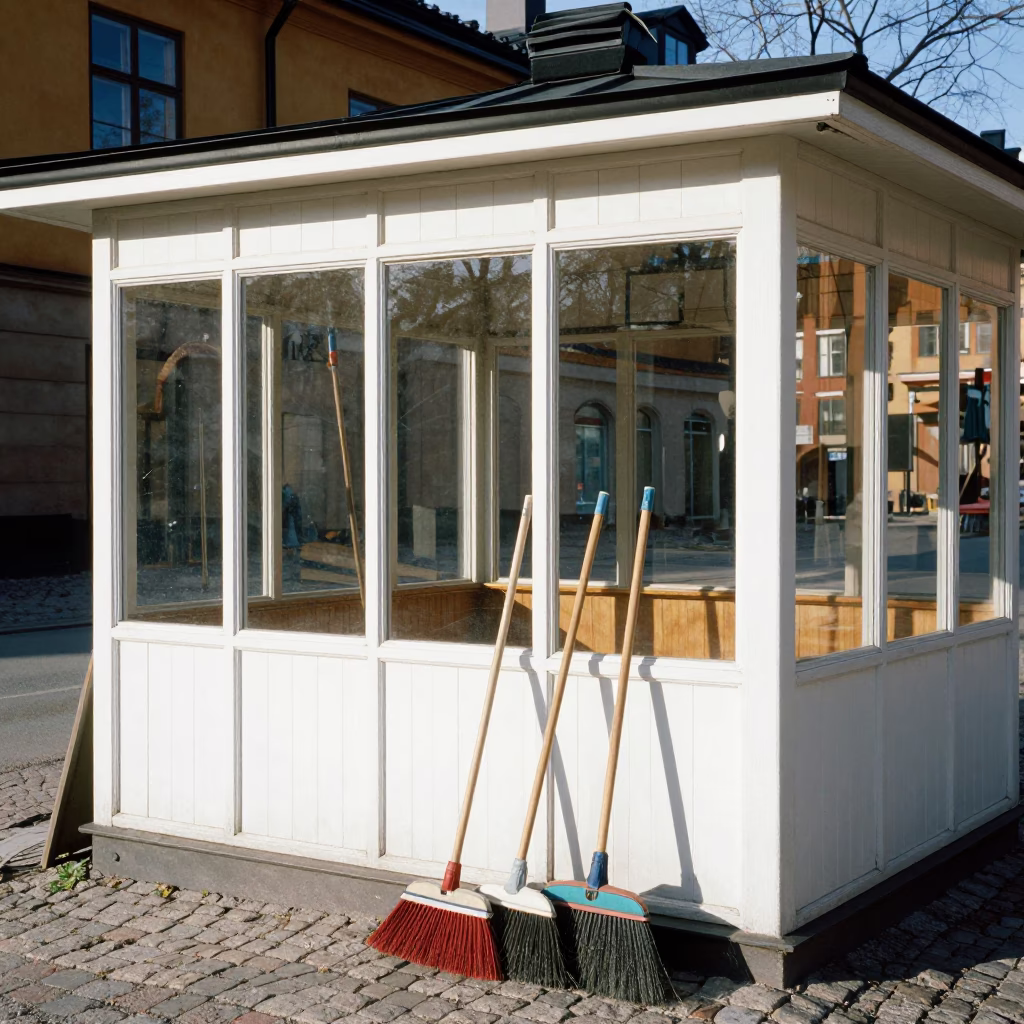 Kiosk Interior in Stockholm in in Stockholm, Sweden
