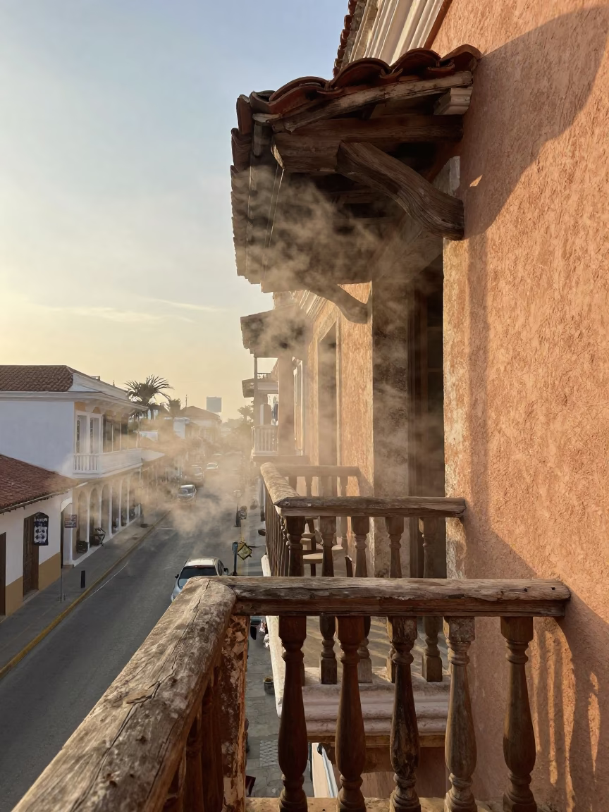 Kitchen Balcony in Cartagena in in Cartagena, Colombia