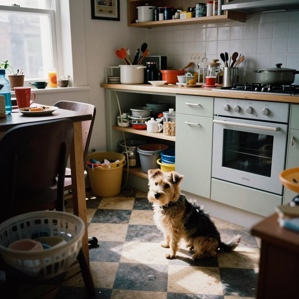 Kitchen Clutter in Liverpool in in Liverpool, United Kingdom