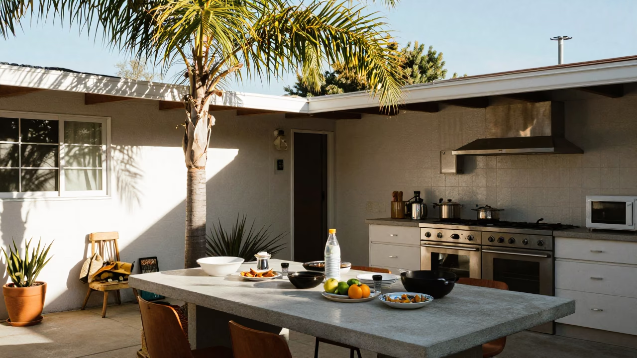 Kitchen Clutter in Los Angeles in in Los Angeles, California, United States