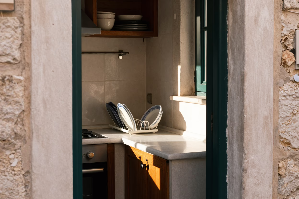 Kitchen Corner in Dubrovnik in in Dubrovnik, Croatia