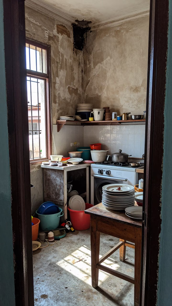 Kitchen Corner in Havana in in Havana, Cuba