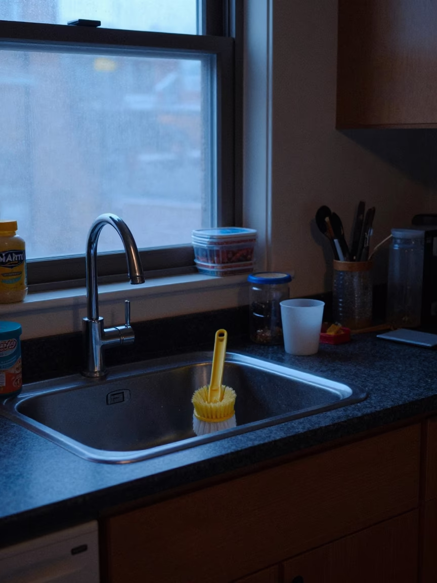 Kitchen Counter in Chicago at Nautical Dawn Light in in Chicago, Illinois, United States