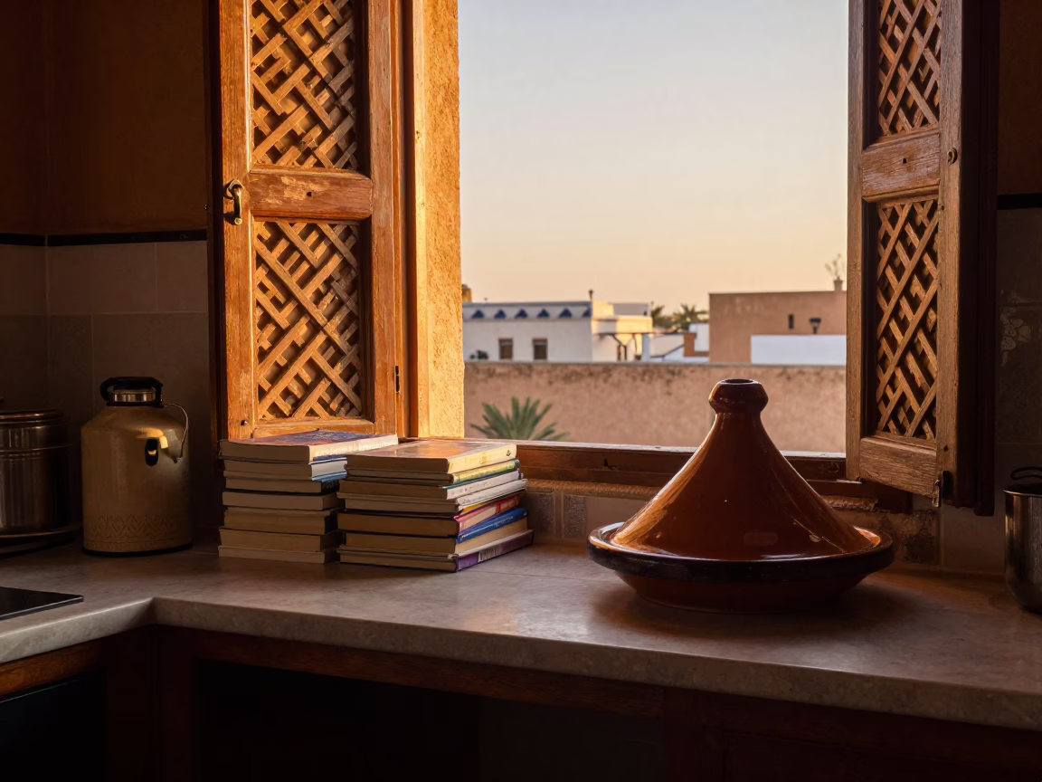Kitchen Counter in Essaouira in in Essaouira, Morocco
