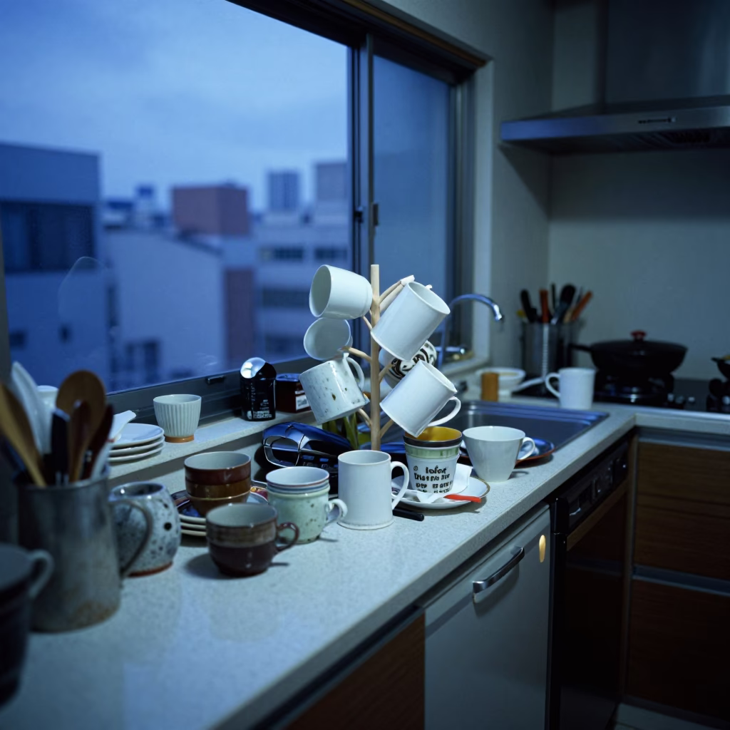 Kitchen Counter in Osaka in in Osaka, Japan