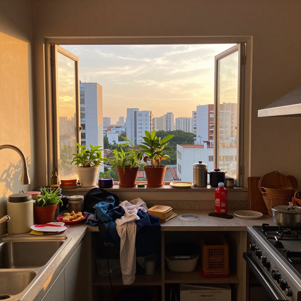 Kitchen Counter in São Paulo in in São Paulo, Brazil