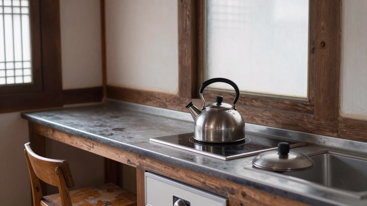 Kitchen Counter in Seoul in in Seoul, South Korea