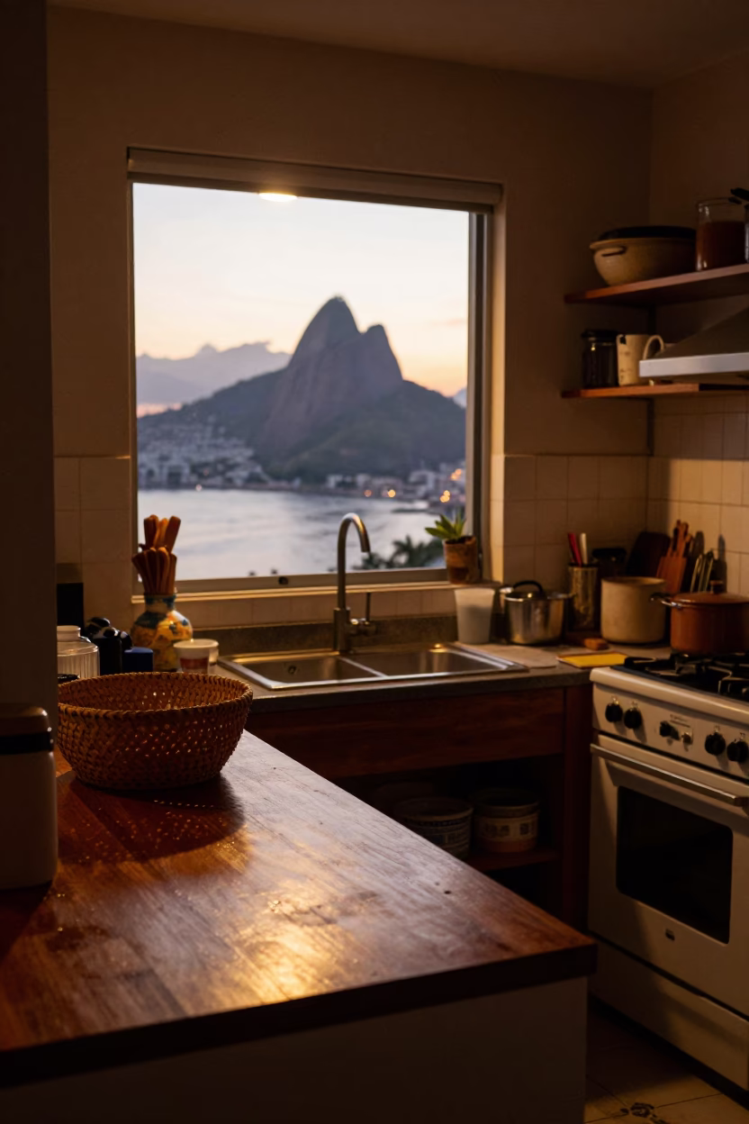 Kitchen Evening in Rio De Janeiro in in Rio de Janeiro, Brazil