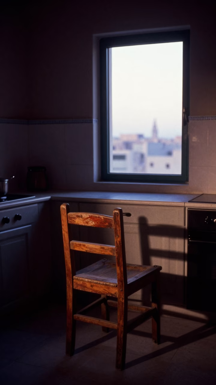 Kitchen Interior in Muscat at Sunrise Light in in Muscat, Oman